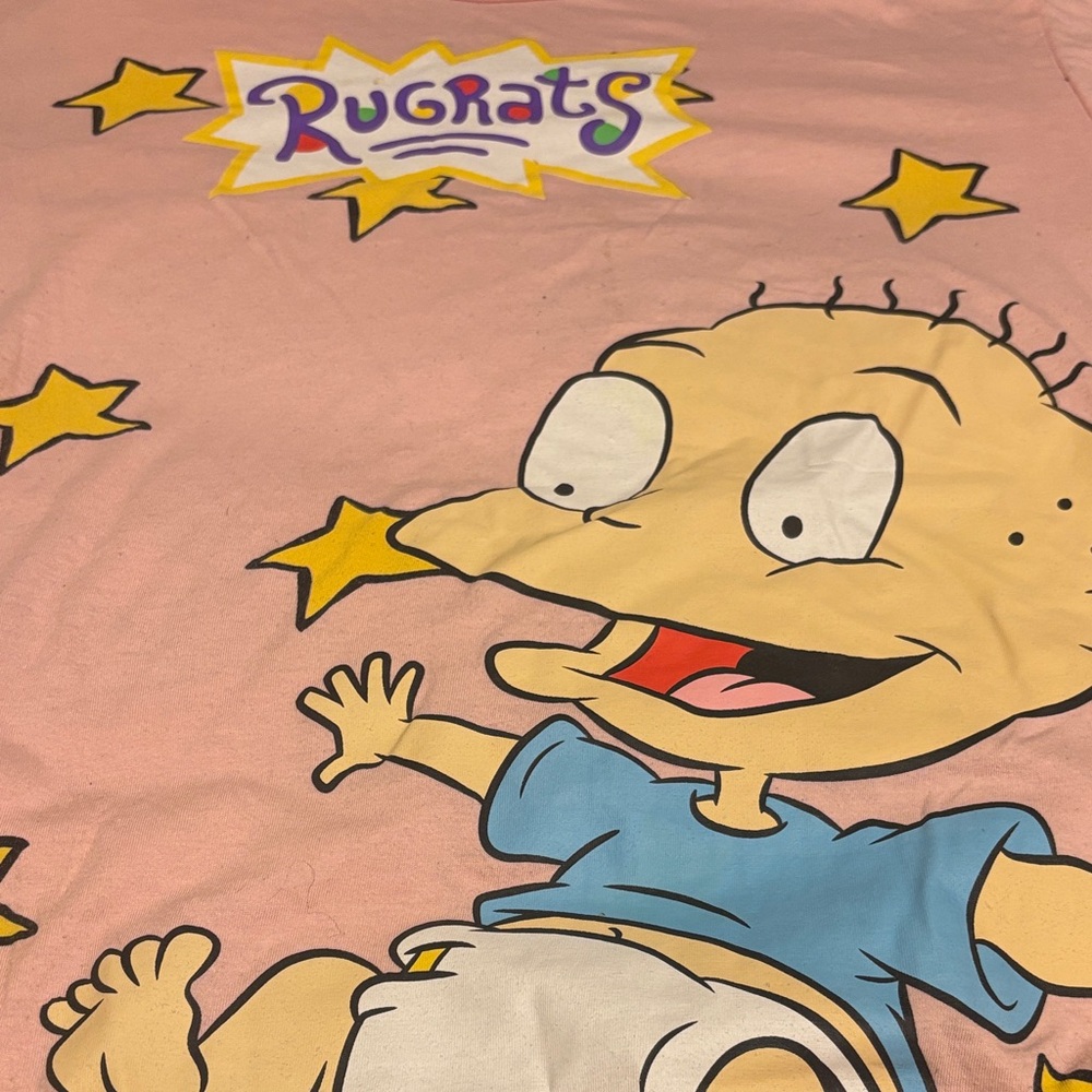 Nickelodeon Pink Rugrats Tee with Stars